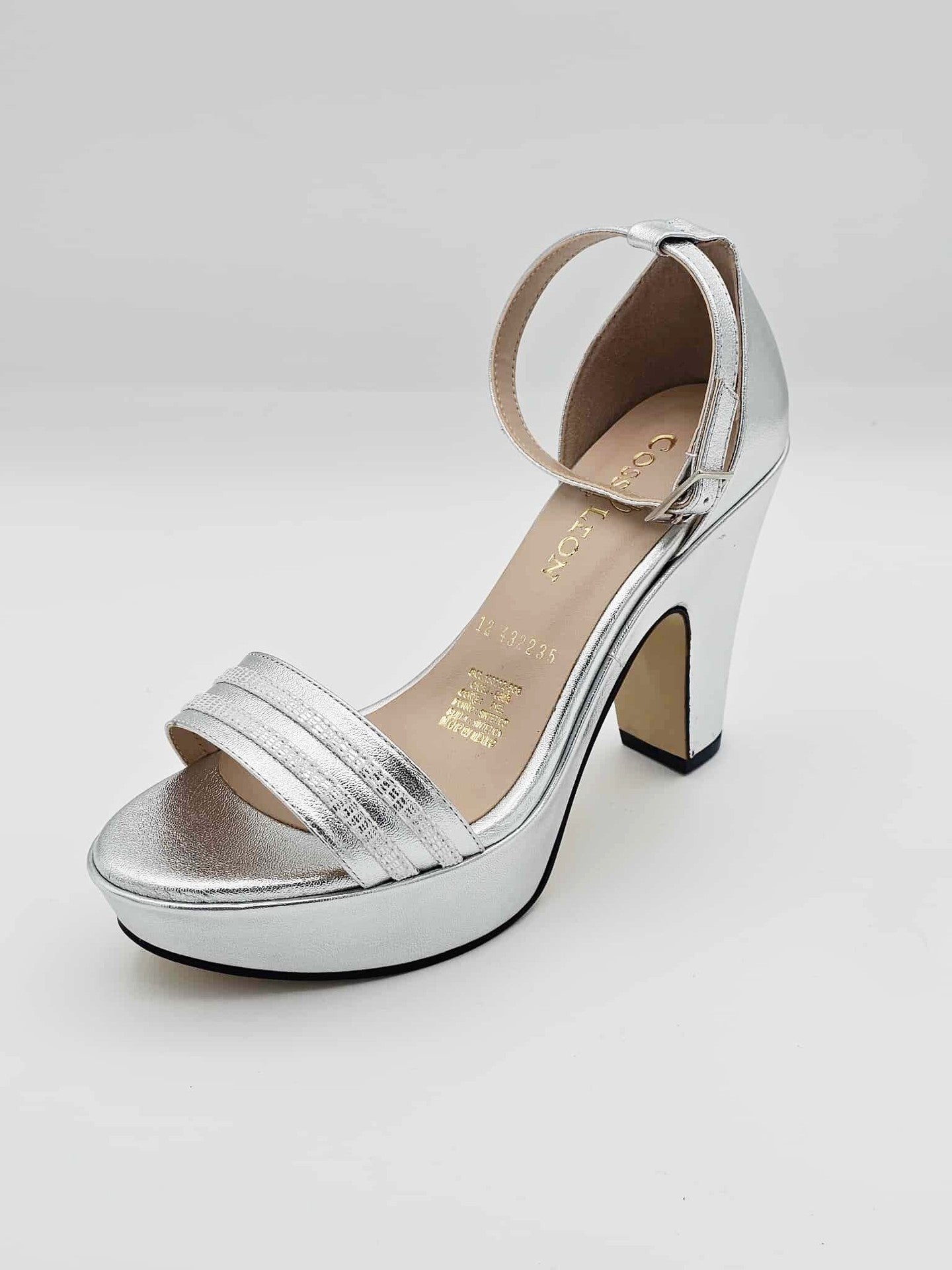 Tacones plateados | 12-0432 C