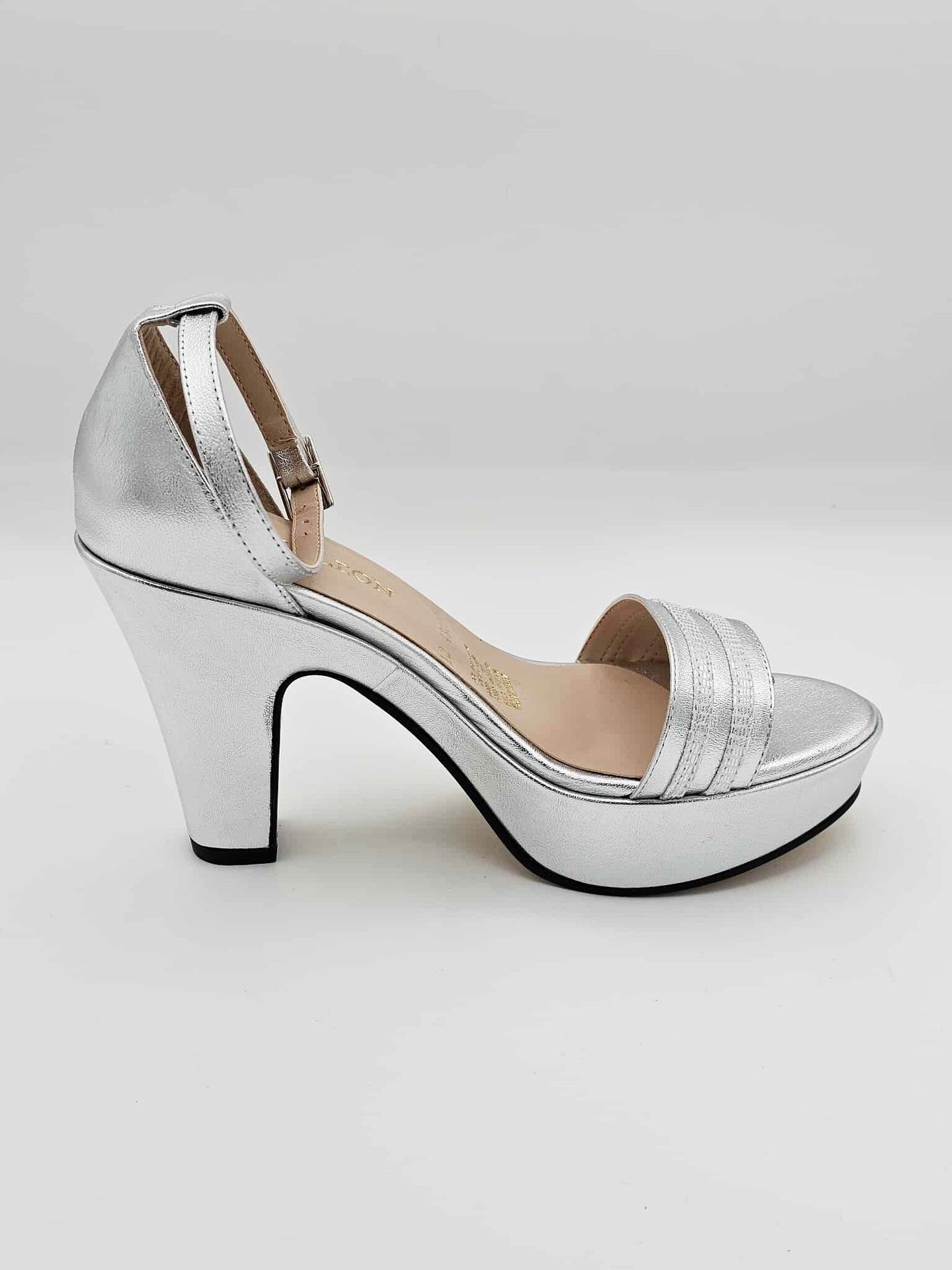 Tacones plateados | 12-0432 C