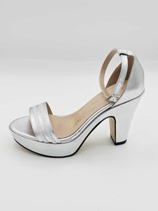 Tacones plateados | 12-0432 C