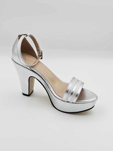 Tacones plateados | 12-0432 C