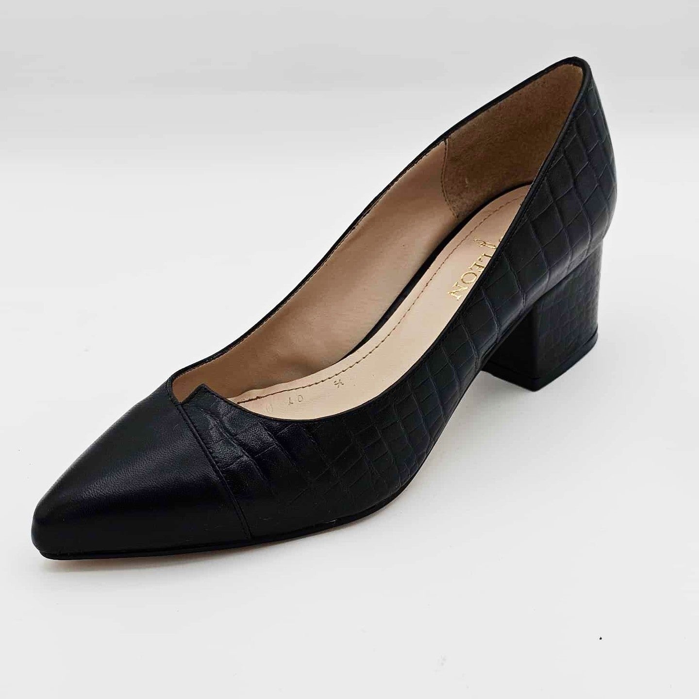 Calzado negro para dama |07-0290 C