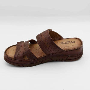 Calzado color miel para dama |1704 L