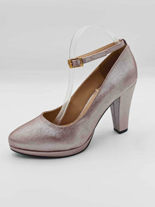 Zapatilla color mercurio para dama |01-0375 C