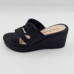 Calzado negro para dama |24-0146 C