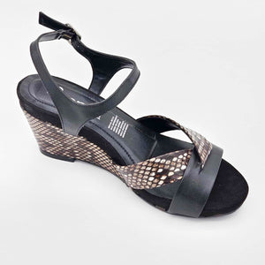 Sandalia para Mujer con Estampado de Serpiente | 6001