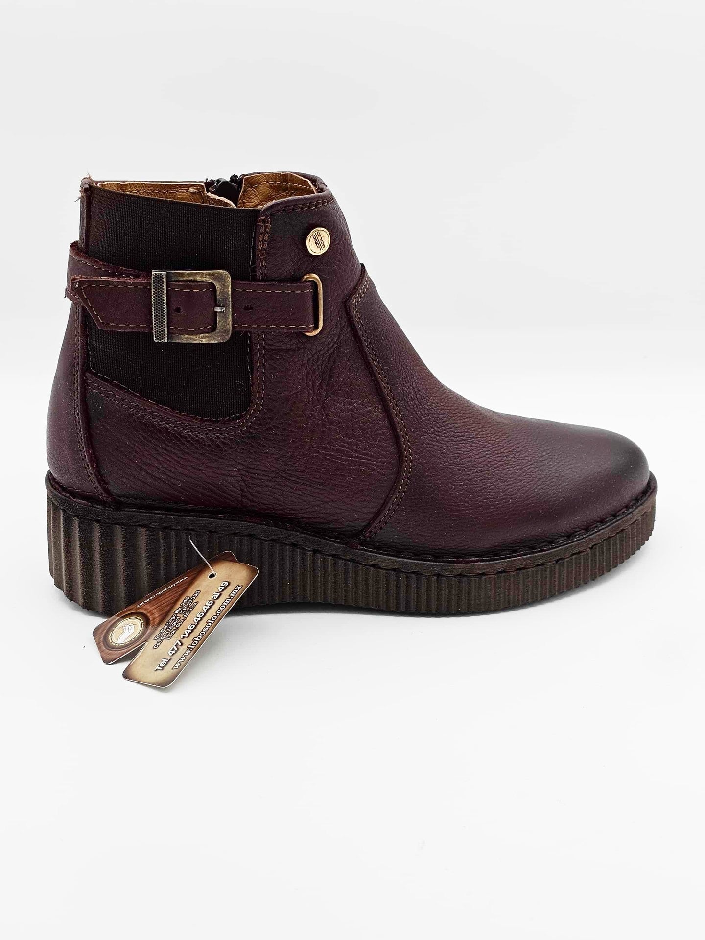 Botines para dama en color vino | 5289 L