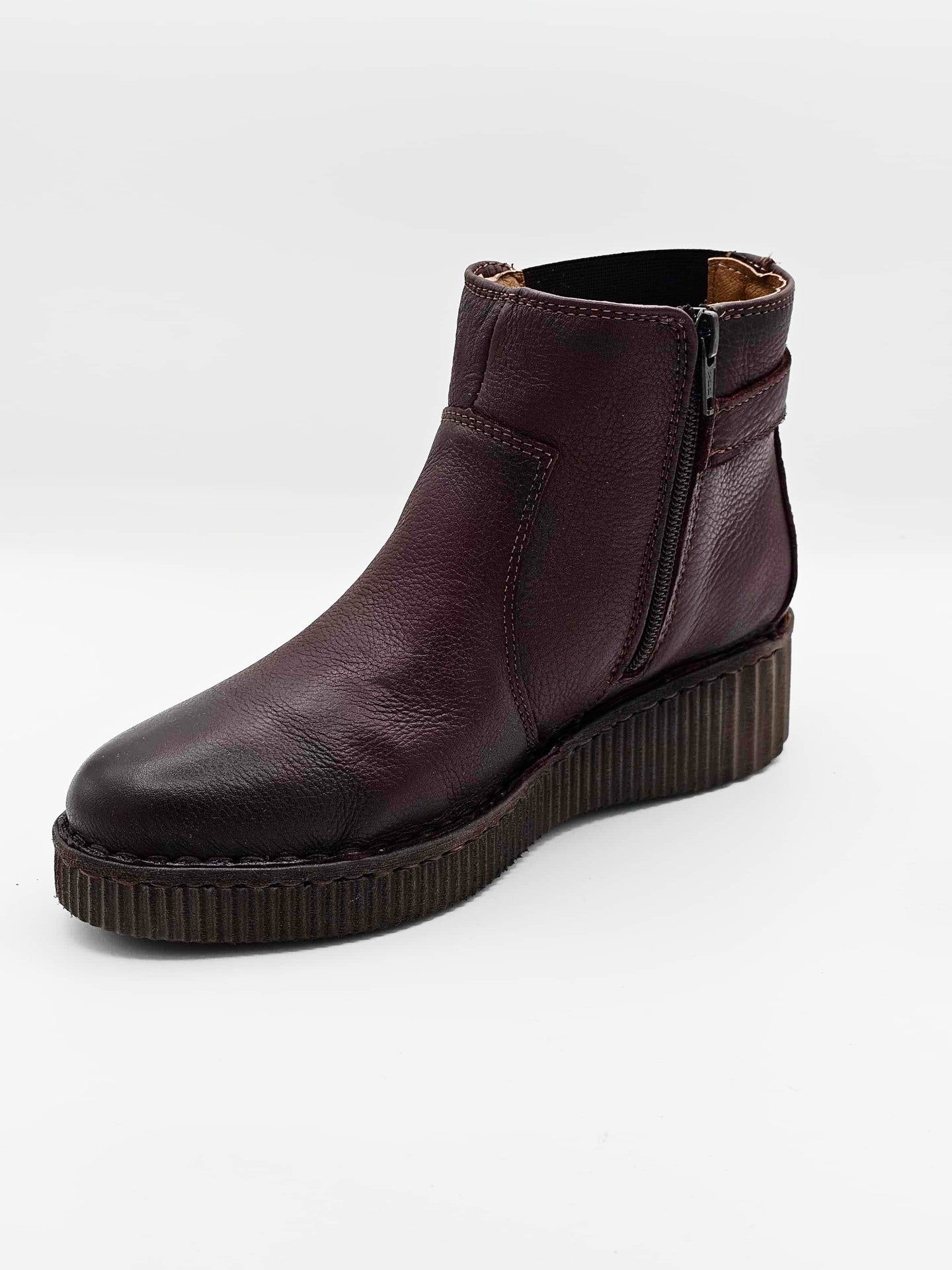 Botines para dama en color vino | 5289 L