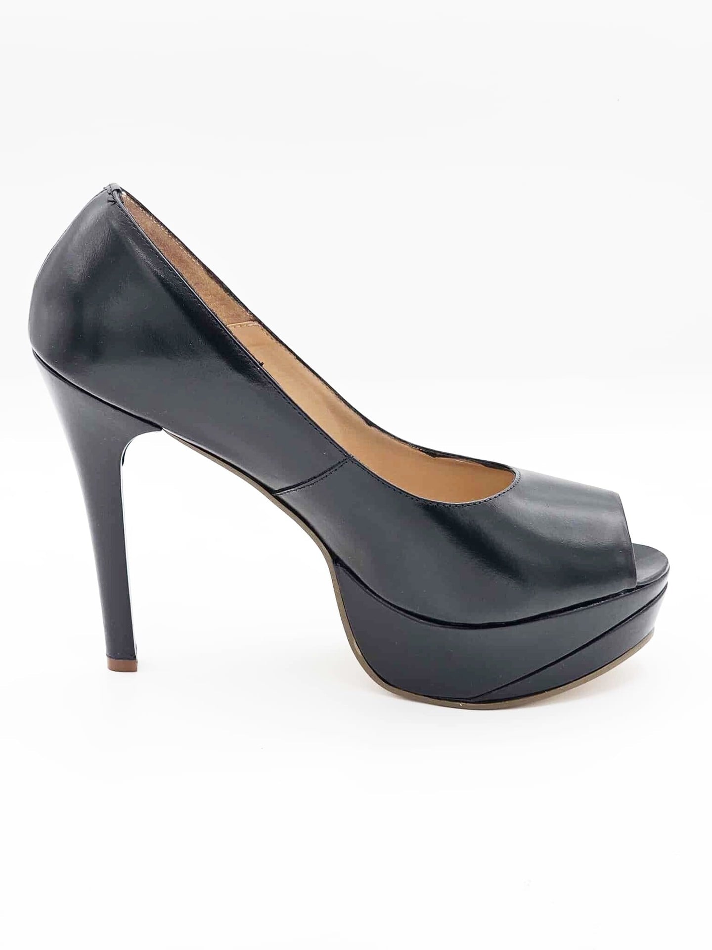Zapato de Tacón de Plataforma y Punta Abierta | 7501