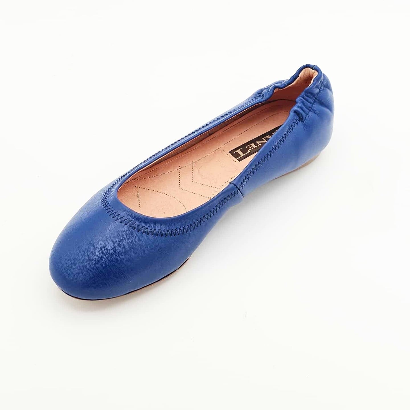 Ballet Flats Azules de Piel para Dama | 198-20