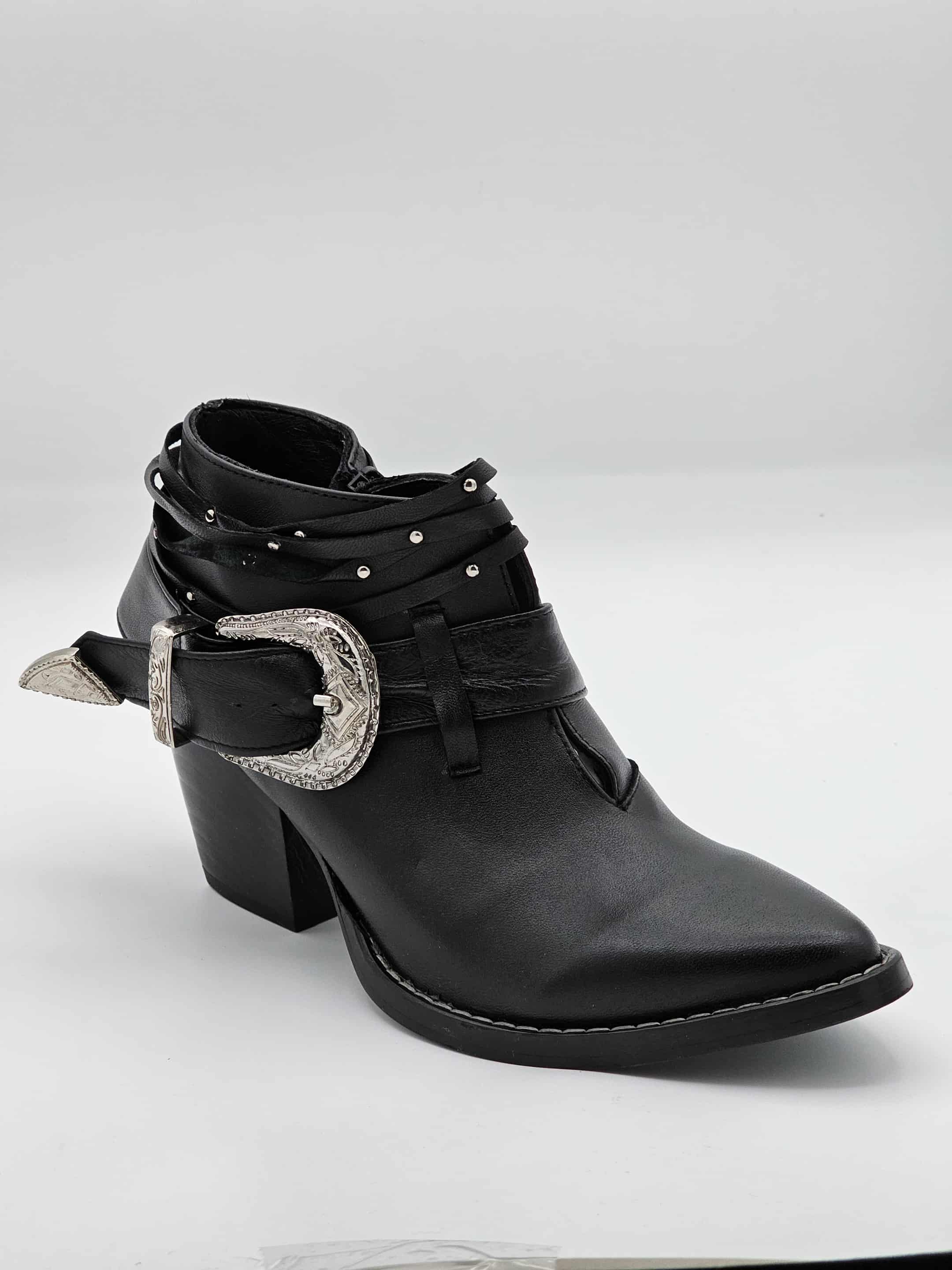 Calzado negro para dama |0122-464 S