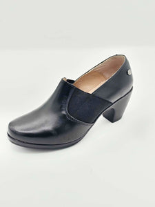 Zapatos de tacón bajos para dama en piel | 276-16