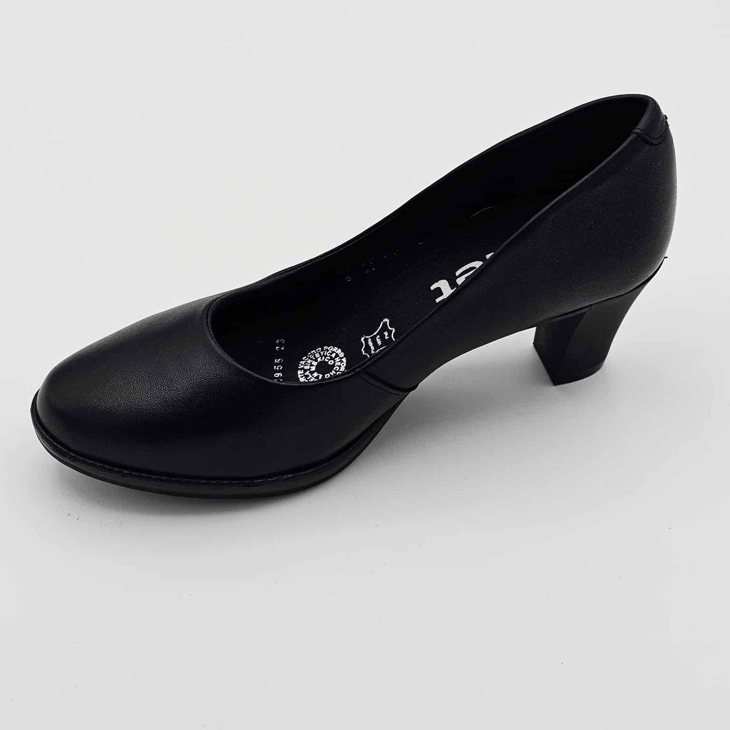 Calzado tacon negro para dama| 316-01 M