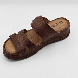 Calzado color miel para dama |1704 L