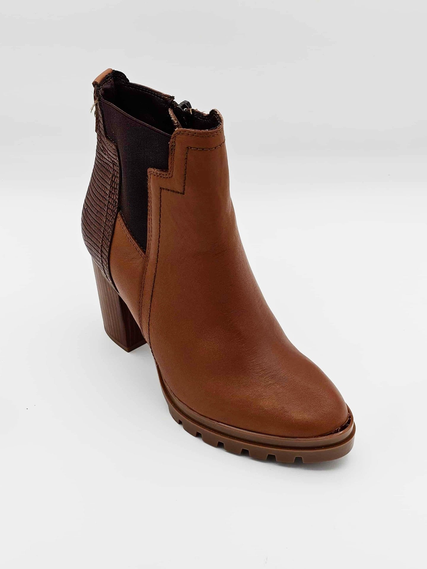 Botines color cafe para dama | 375-02