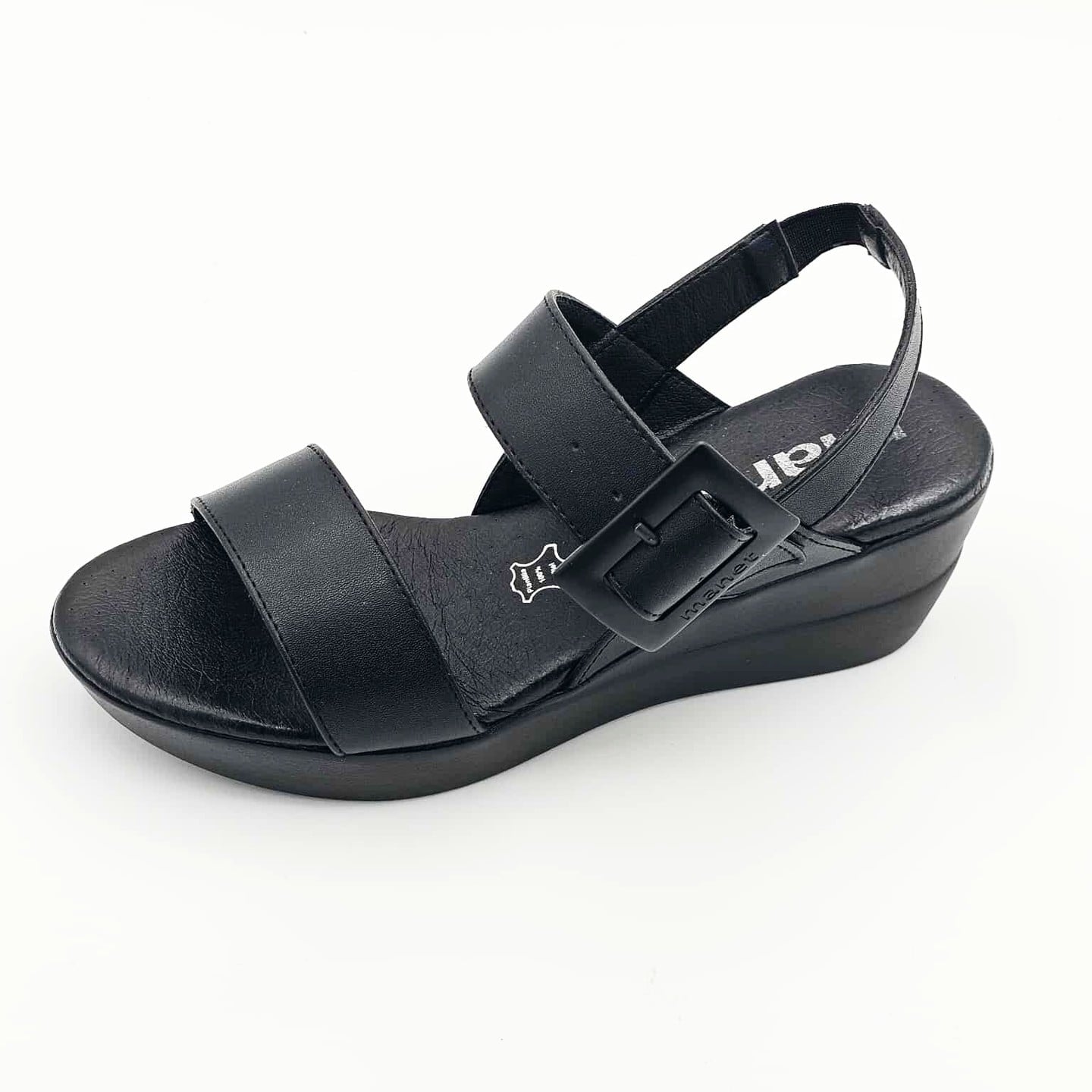 Sandalias de Piel Negras para Dama | MA335-13