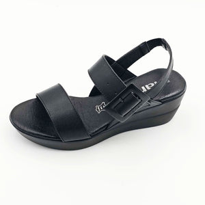 Sandalias de Piel Negras para Dama | MA335-13
