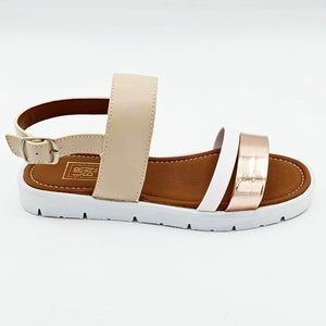 Sandalias bicolor para niña UR140915
