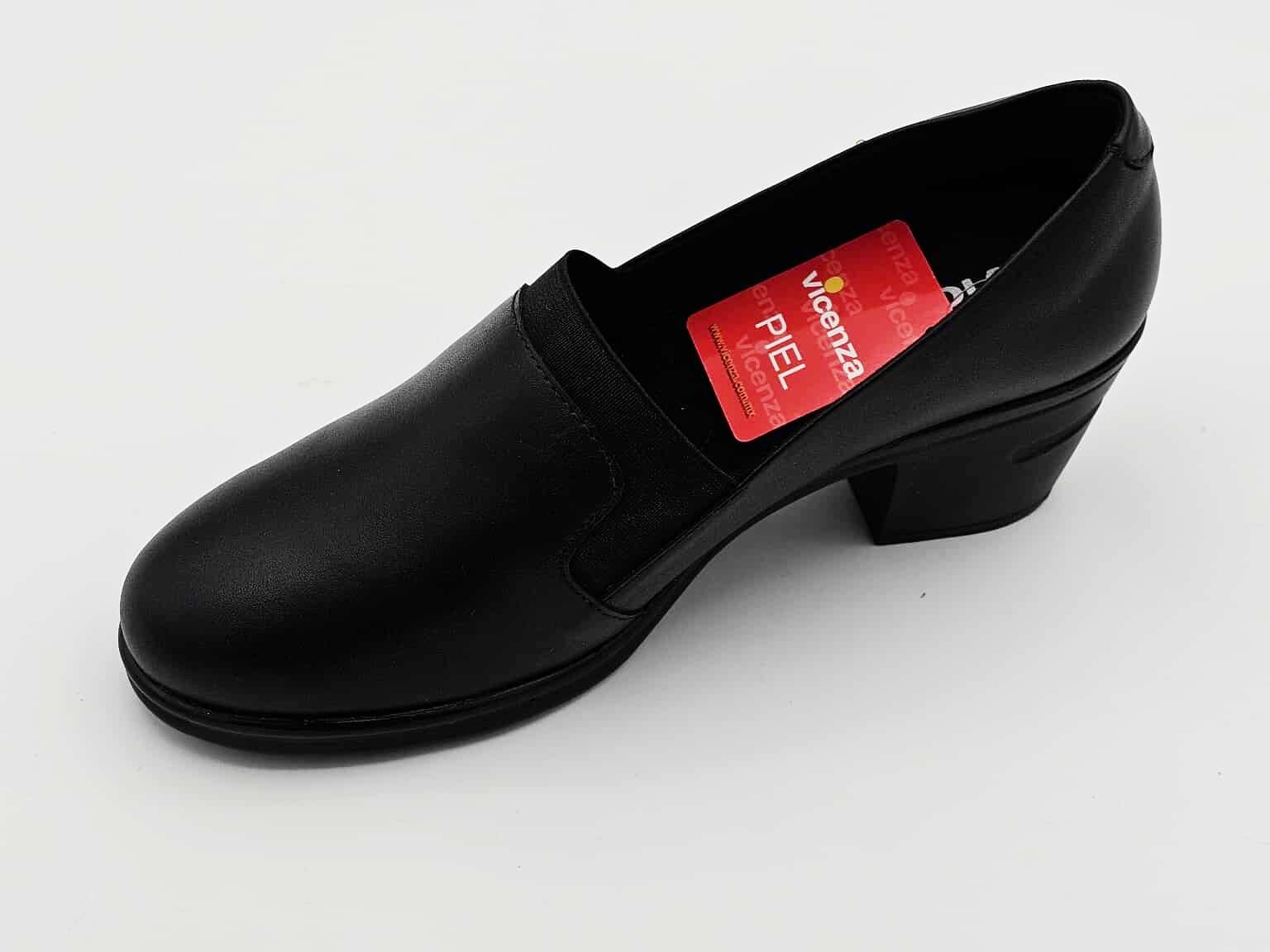 Zapatos de Tacón Corto con Punta Redonda | V4510