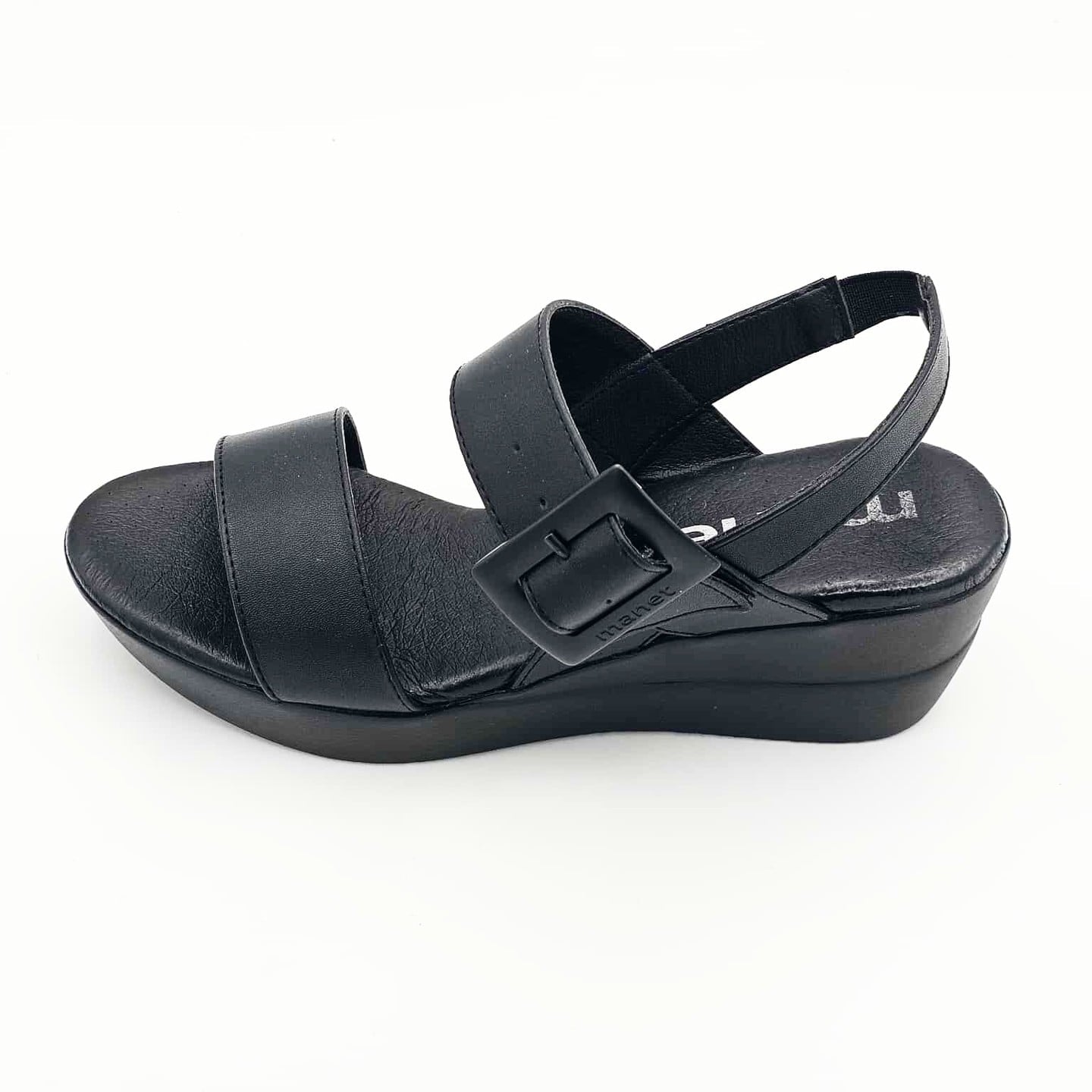 Sandalias de Piel Negras para Dama | MA335-13