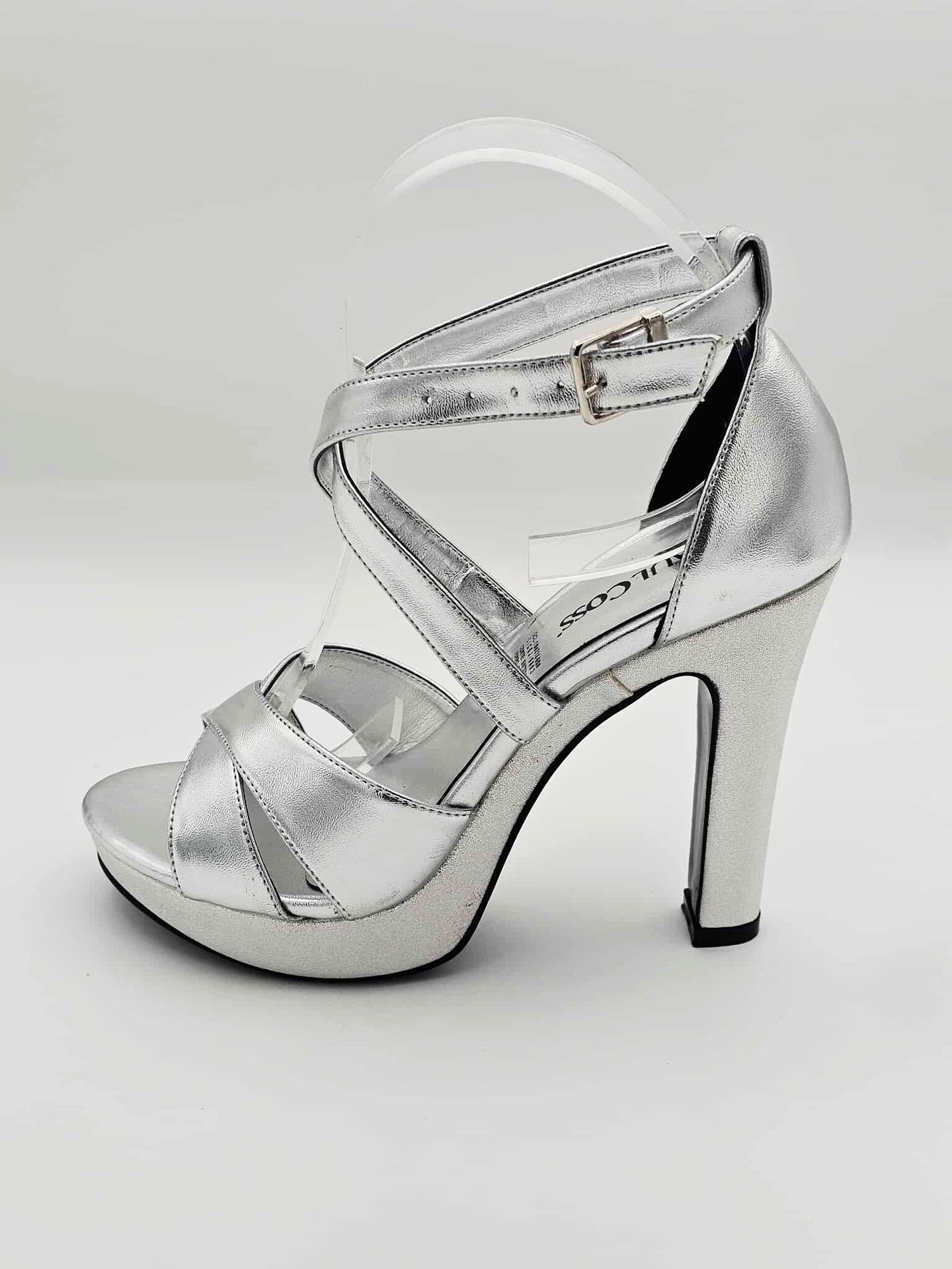 Tacones plateados | 06-0414 C