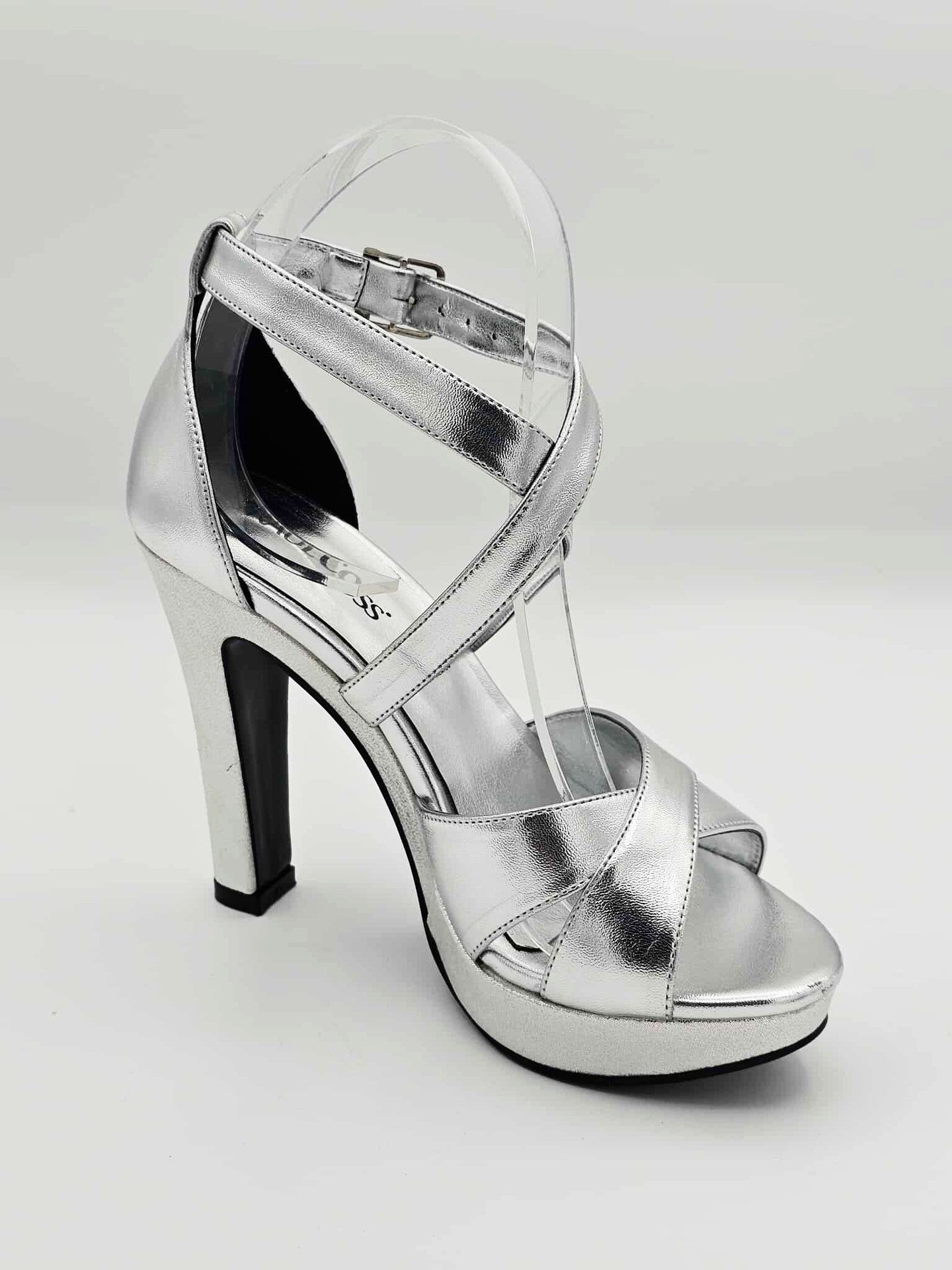 Tacones plateados | 06-0414 C