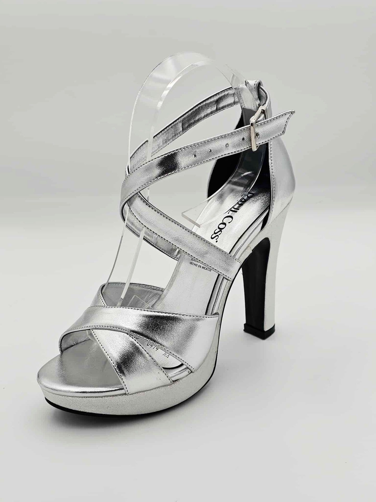 Tacones plateados | 06-0414 C