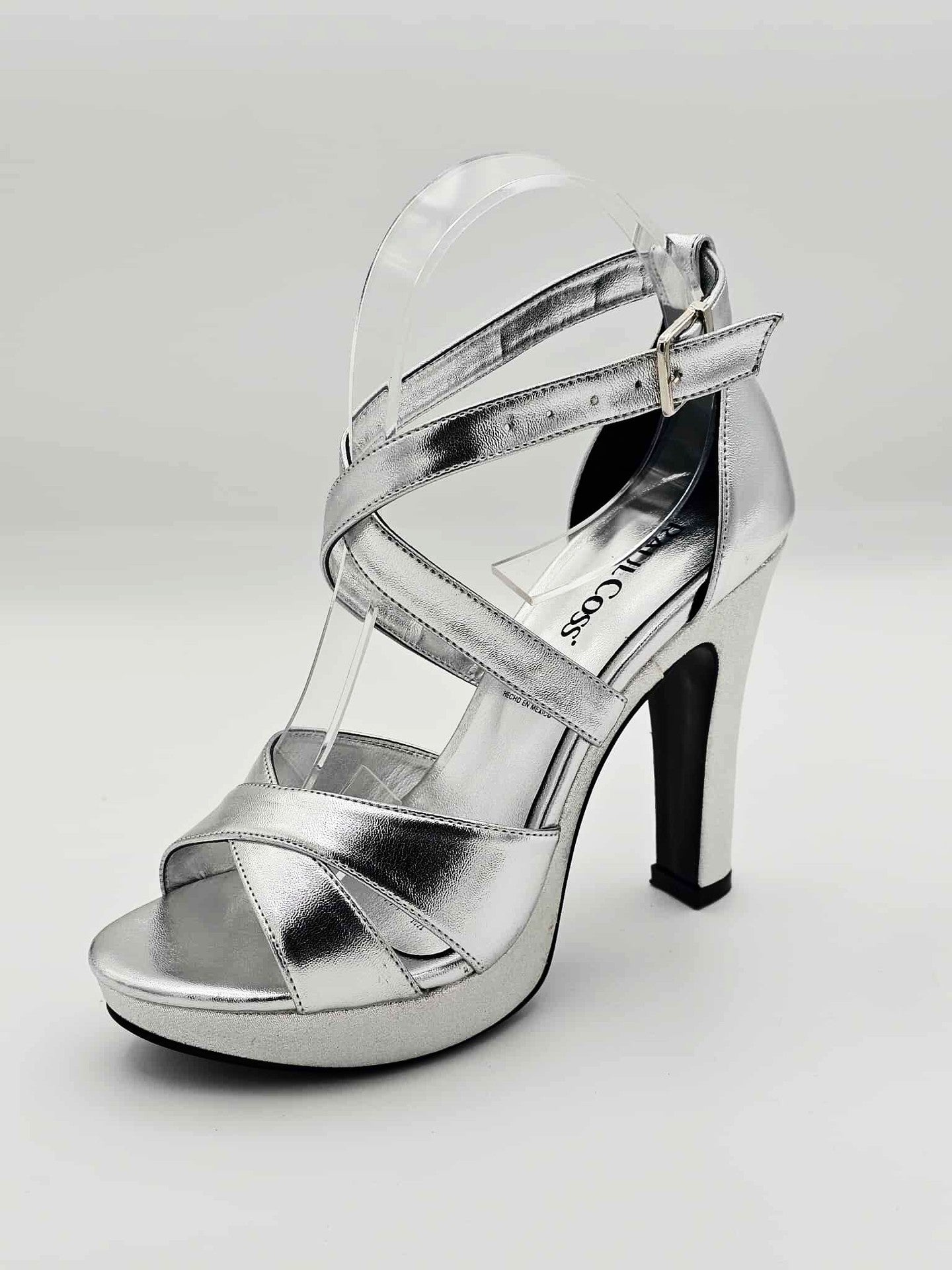 Tacones plateados | 06-0414 C