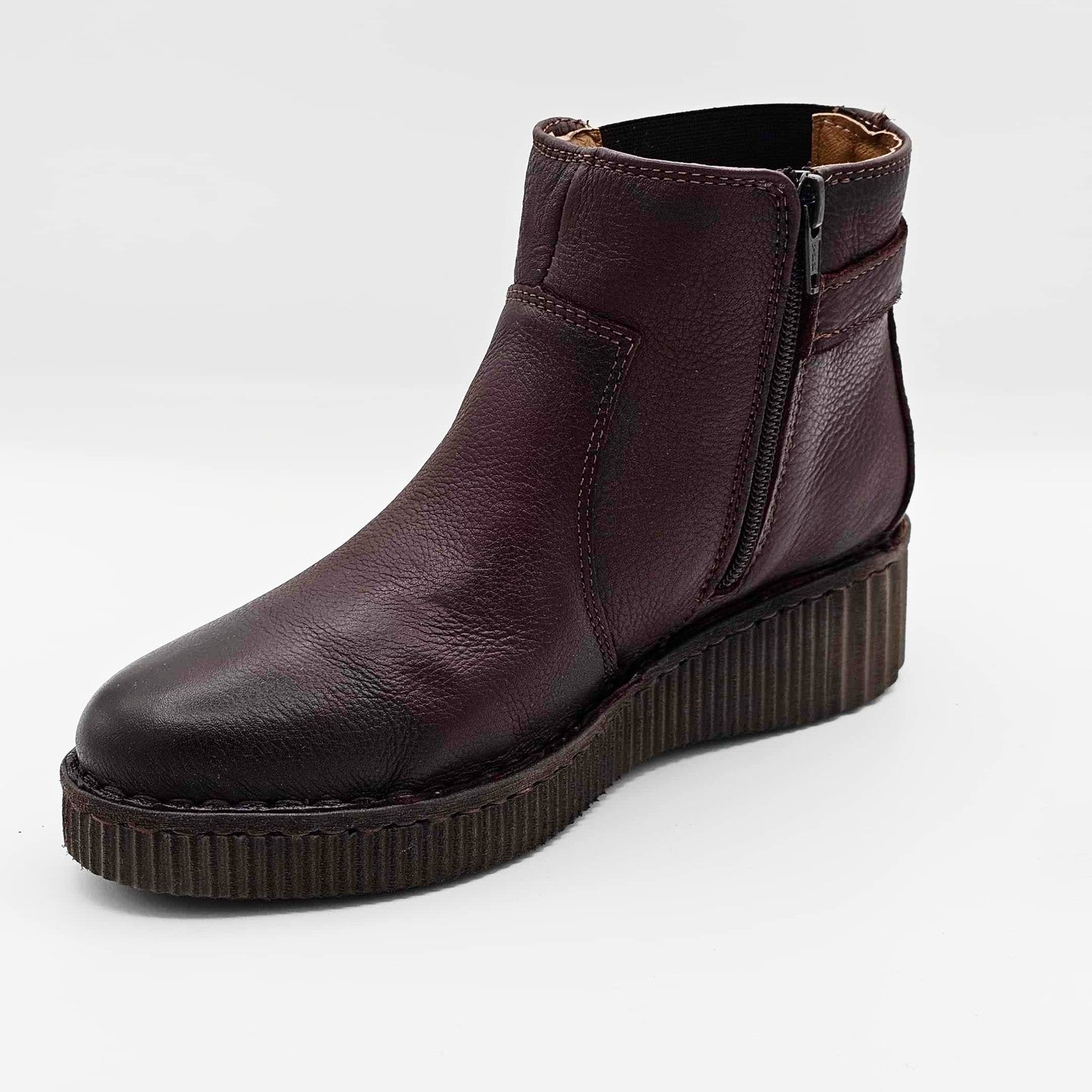 Botines para dama en color vino | 5289 L