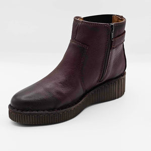 Botines para dama en color vino | 5289 L