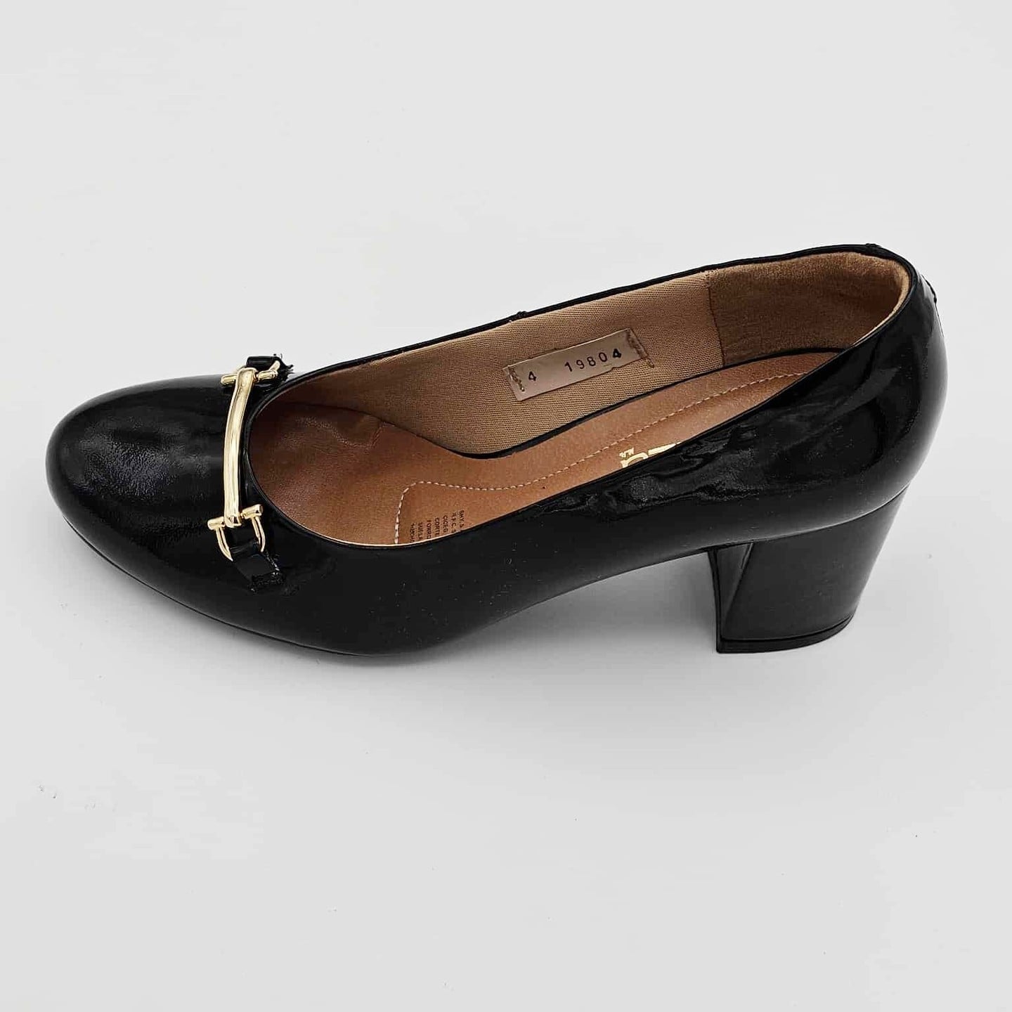 Zapatillas Vicenza de Charol Negro | V19804