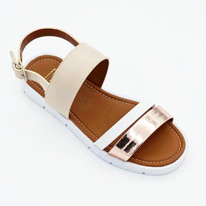 Sandalias bicolor para niña UR140915