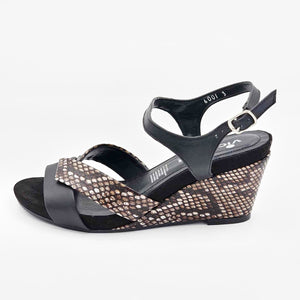 Sandalia para Mujer con Estampado de Serpiente | 6001